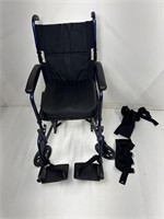 Nova push wheel chair and medical braces