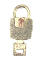 Vintage Luggage Lock and Key