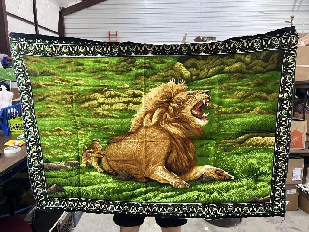 Large Lion Tapestry