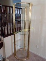 Brass Plated/Glass Display