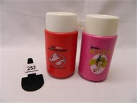 The Real Ghostbusters & Barbie Rockers Thermos';