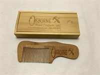 Osborne Wood Products Bamboo Comb in Box