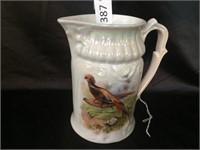 7"  Hand Painted Porcelain Pitcher, Bavaria