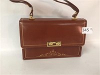 Leather Purse, Marked Florence - 7 x 10"