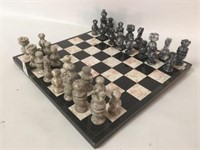 Marble Chess Set Board - 14 x 14"