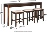 Signature Design 25" Dining Room Table Set