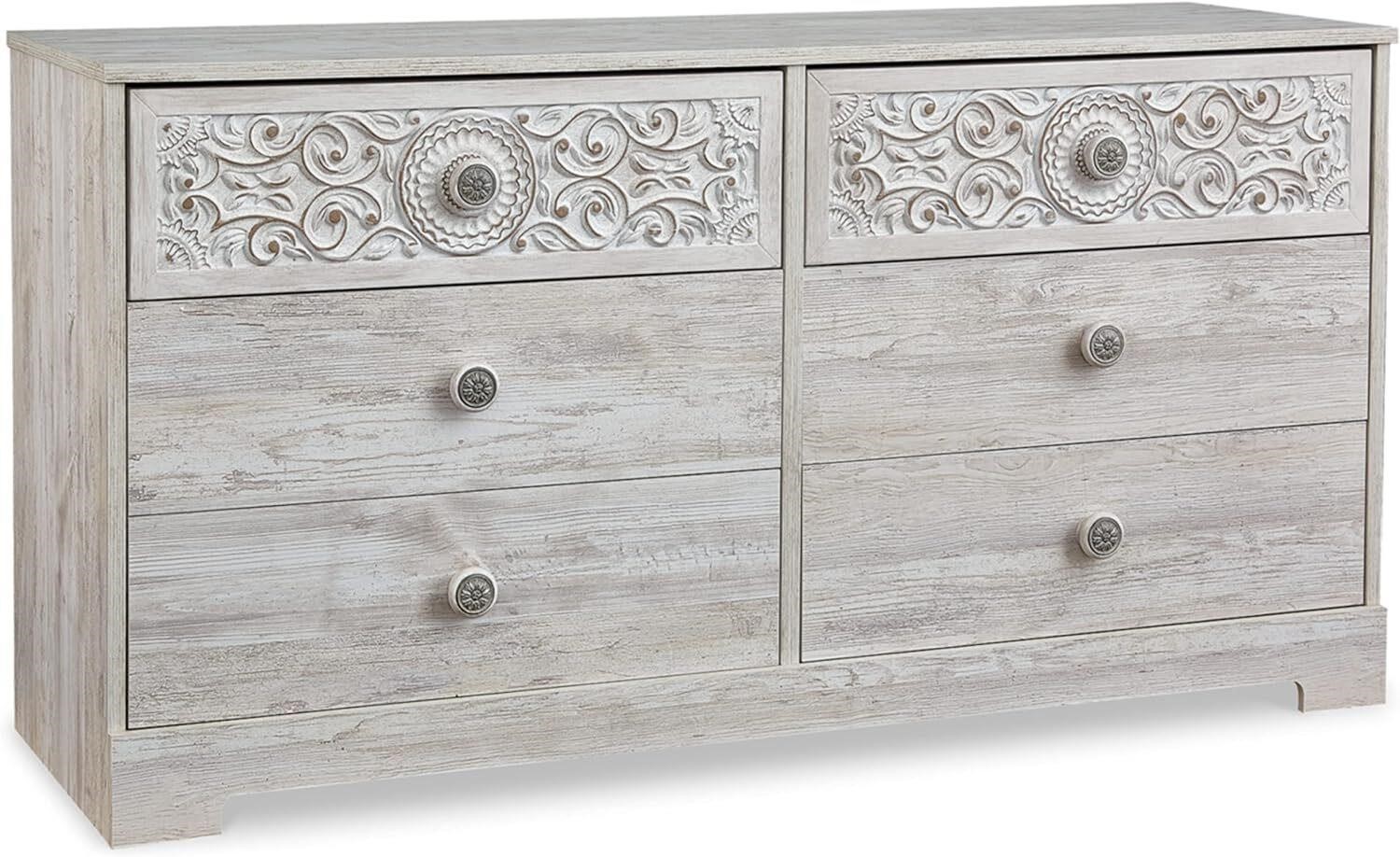 Ashley Paxberry 6 Drawer Dresser  White