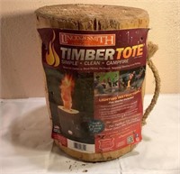 Timber tote for camfires