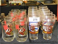 22 Washington Redskins Glasses