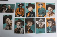 10- Colored Exhibition Cards Cowboys