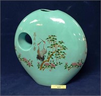 Oriental Flower Vase 11"