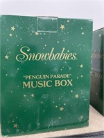 VIntage Christmas Snowbabies Music Box 1 of 2