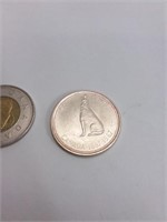50 cents canadiens en argent 1967