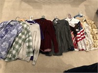 15pcs mens shirts, dress, polo, tee
