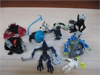 Bag Lot of Collectible Action Figure Toys