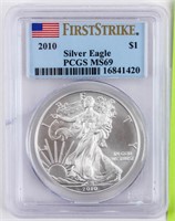 Coin 2010  American Silver Eagle PCGS MS69