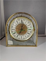 Day Date Desk Clock & Decorative Glass Clock