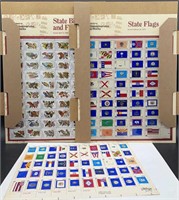 Commemorative Stamp Blocks, State Flags & Flowers