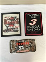 Dale Earnhardt framed pictures and signs