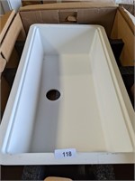 Karran White Undermount Single Bowl Sink
