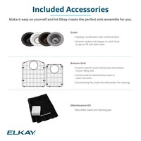 Elkay Accessories For Double Offset Bowl Sink