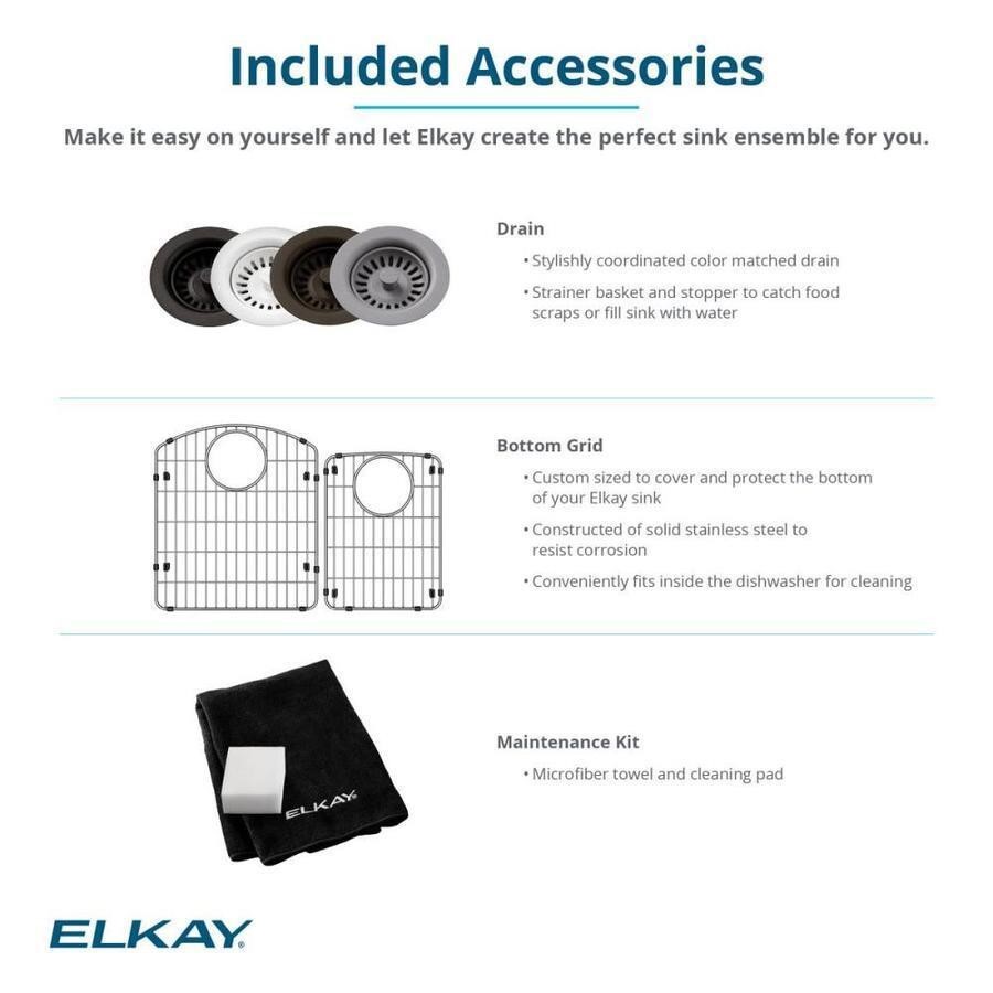 Elkay Accessories For Double Offset Bowl Sink
