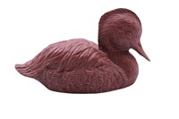 A Carved Wooden Duck