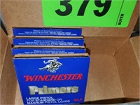 4 BOXES WINCHESTER LARGE PISTOL PRIMERS