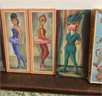 Vintage decor and jigsaw puzzle