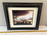 Black Framed Scenery Photo