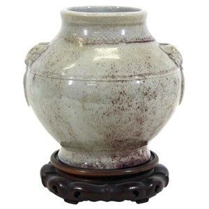 Chinese Song Style Celadon Ceramic Jar Vase