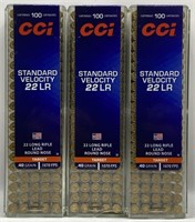 (OO) CCI 22 LR Lead Round Nose Cartridges