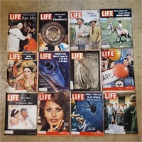 12ct Vintage Life Magazines