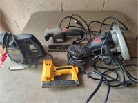 Electric Saws, Sanders, Stapler