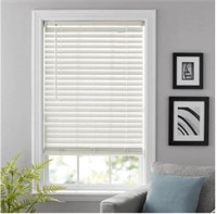 BETTER HOMES & GARDNES FAUX WOOD BLINDS(34W x 64L)