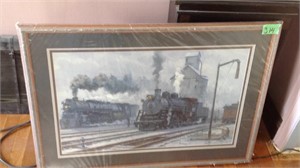 Locomotive picture, 36X 26