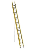 32 ft. Fiberglass Round Rung Extension Ladder