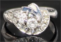 Platinum .40 ct Brilliant Natural Diamond Ring