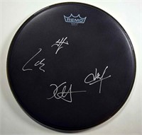 Metallica signed drum head