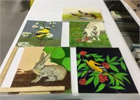 5 canvas paintings-Local artist Dean Haddock