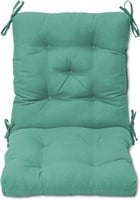 Decor Therapy Chair Cushion Tufted, Turquoise