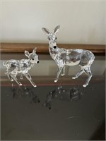 2 Swarovski Deer