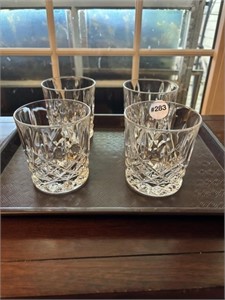 4 Waterford Marquis On the Rock Glasses