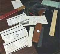 Calipers and slide rules