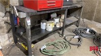 2' X Approx. 8' Steel Work Table
