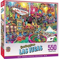 MasterPieces Greetings Las Vegas 550 Puzzle