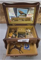 JEWELRY BOX AND CONTENTS