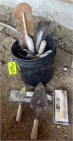 Bucket of Concrete Tools