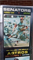1971 TOPPS Baseball - # 82 - Casey Cox - Washingto