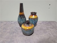Set 3 bud vases